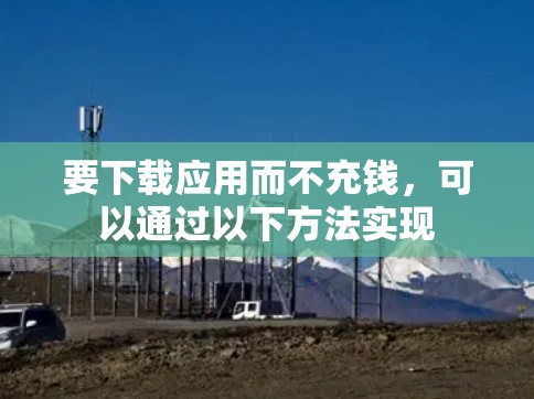 要下载应用而不充钱，可以通过以下方法实现