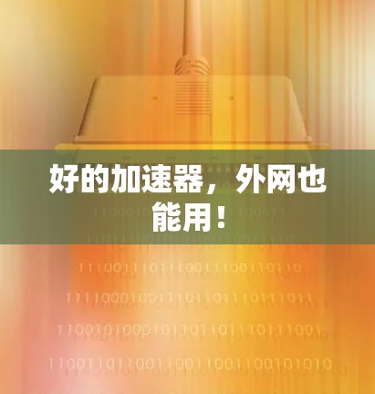 好的加速器，外网也能用！