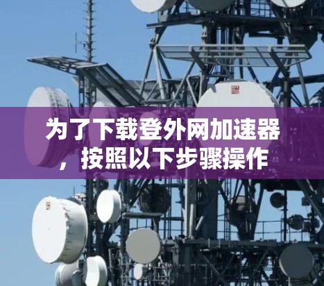 为了下载登外网加速器，按照以下步骤操作