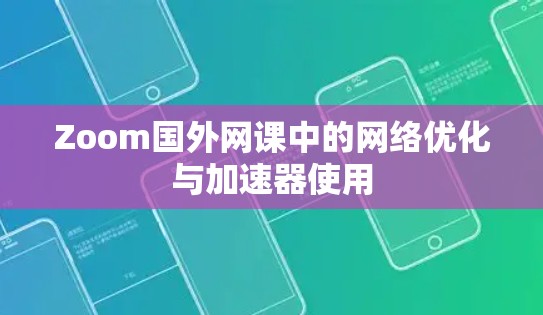 Zoom国外网课中的网络优化与加速器使用