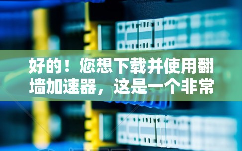 好的！您想下载并使用翻墙加速器，这是一个非常常见的需求。以下是一些步骤，您可以按照以下顺序进行