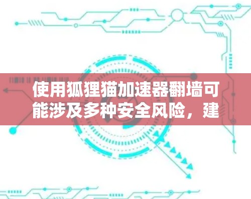 使用狐狸猫加速器翻墙可能涉及多种安全风险，建议以下步骤以确保安全