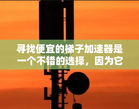 寻找便宜的梯子加速器是一个不错的选择，因为它可以显著提升游戏加载体验，尤其适合经常更新游戏的玩家。以下是基于上述思考的整理