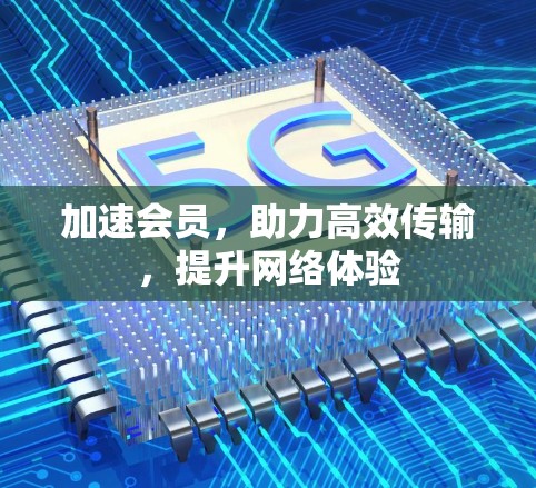 加速会员，助力高效传输，提升网络体验