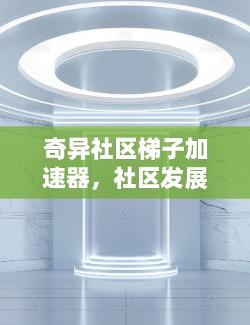 奇异社区梯子加速器，社区发展的新机遇