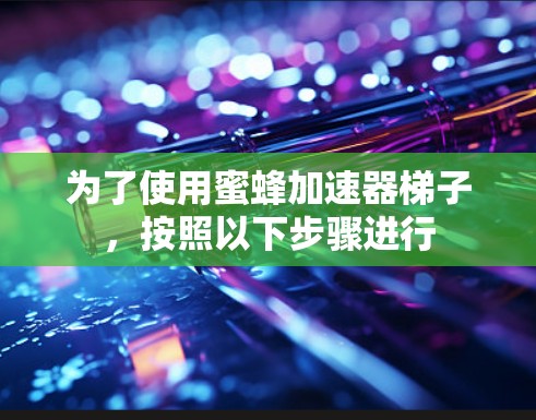 为了使用蜜蜂加速器梯子，按照以下步骤进行