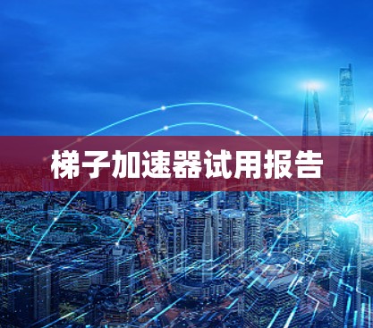 梯子加速器试用报告