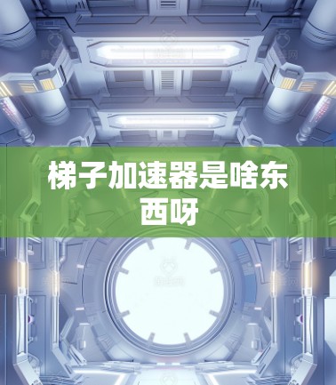 梯子加速器是啥东西呀