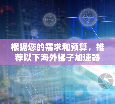 根据您的需求和预算，推荐以下海外梯子加速器
