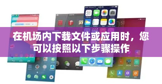 在机场内下载文件或应用时，您可以按照以下步骤操作