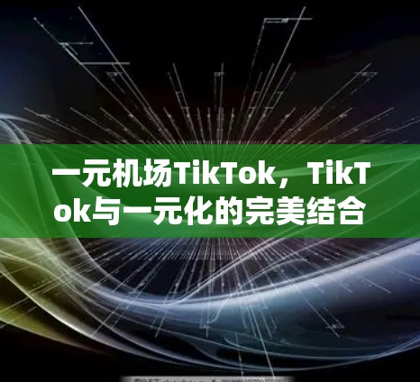 一元机场TikTok，TikTok与一元化的完美结合