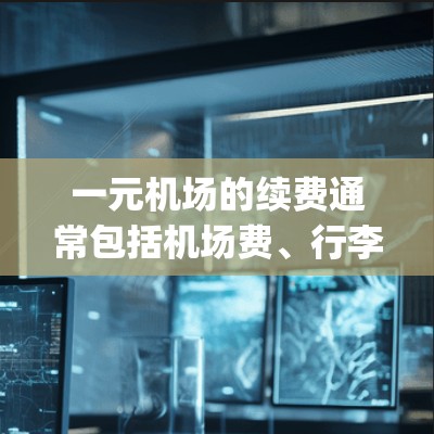 一元机场的续费通常包括机场费、行李费、baggage check-in fee 等。续费政策可能会因机场而异，建议根据具体机场的续费条款进行了解。以下是一些常见的续费情况和建议