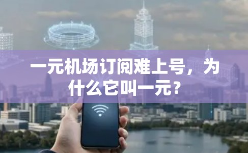 一元机场订阅难上号，为什么它叫一元？