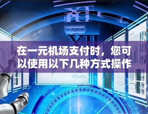 在一元机场支付时，您可以使用以下几种方式操作