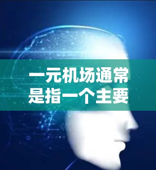 一元机场通常是指一个主要的航空枢纽，由多个机场共同管理，通常一个国家的首都或主要机场。这样的机场在运营方面可能会有所不同，但以下是一元机场的一些特点和可能的使用情况