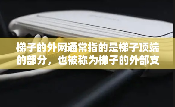 梯子的外网通常指的是梯子顶端的部分，也被称为梯子的外部支撑部分。这个部分通常由梯脚支撑，确保梯子能够稳固地立在地面。以下是关于梯子外网的一些关键信息