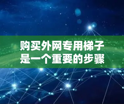 购买外网专用梯子是一个重要的步骤，因为它帮助你在维护和安装网络设备时保持专业和效率。以下是一个分步骤的建议，帮助你更好地选择外网专用梯子