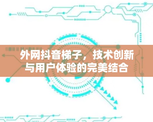 外网抖音梯子，技术创新与用户体验的完美结合