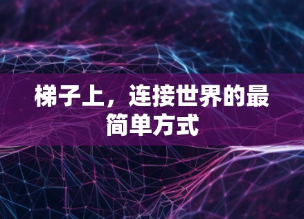 梯子上，连接世界的最简单方式
