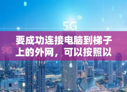 要成功连接电脑到梯子上的外网，可以按照以下步骤操作