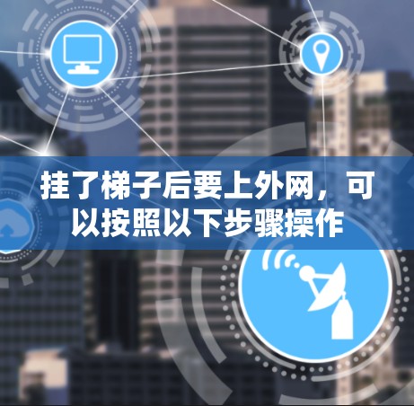 挂了梯子后要上外网，可以按照以下步骤操作