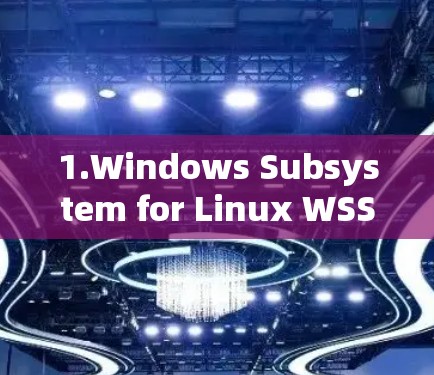 1.Windows Subsystem for Linux WSSL)