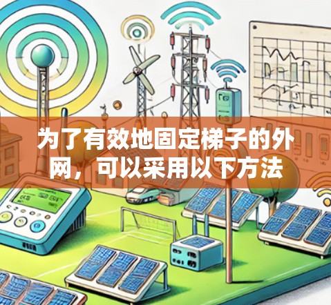 为了有效地固定梯子的外网，可以采用以下方法