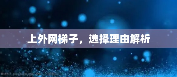 上外网梯子，选择理由解析