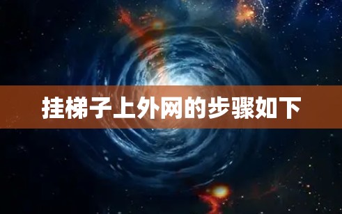 挂梯子上外网的步骤如下