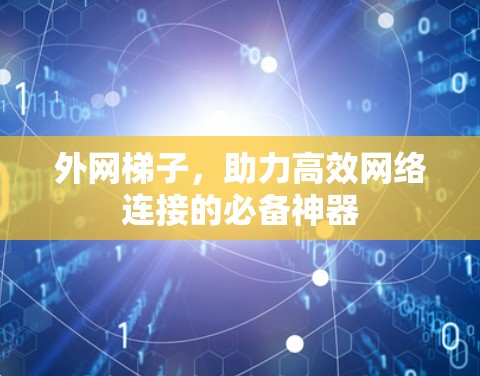 外网梯子，助力高效网络连接的必备神器