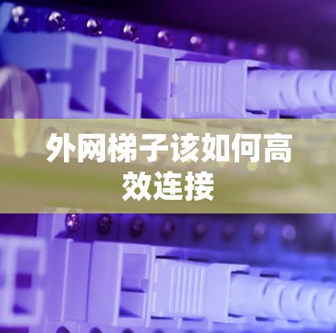 外网梯子该如何高效连接