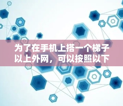 为了在手机上搭一个梯子以上外网，可以按照以下步骤进行