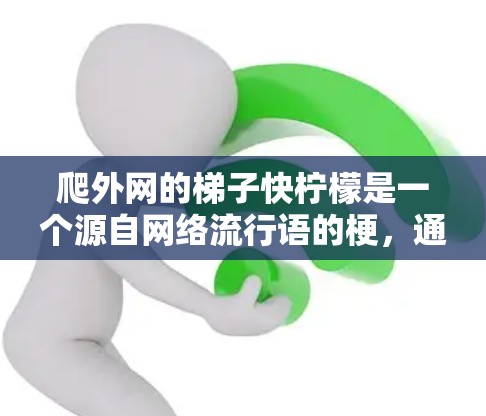 爬外网的梯子快柠檬是一个源自网络流行语的梗，通常指某个特定的论坛或社区中的一个谐音梗或特定资源。以下是对此梗的分析和解释