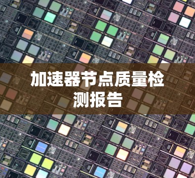 加速器节点质量检测报告