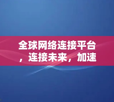 全球网络连接平台，连接未来，加速数据传输
