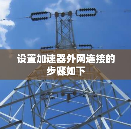 设置加速器外网连接的步骤如下