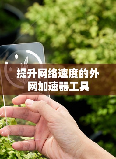 提升网络速度的外网加速器工具