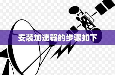 安装加速器的步骤如下