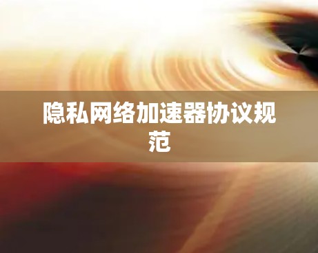 隐私网络加速器协议规范