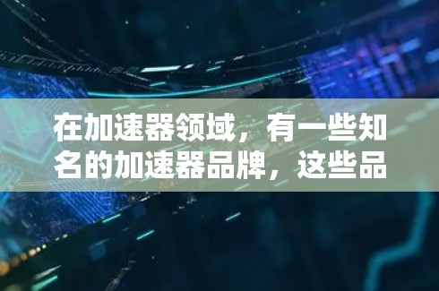 在加速器领域，有一些知名的加速器品牌，这些品牌在加速器市场中都有一定的影响力和口碑。以下是一些常见的加速器品牌推荐