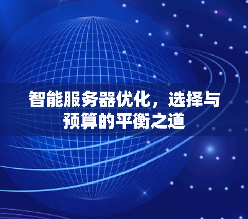 智能服务器优化，选择与预算的平衡之道