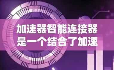 加速器智能连接器是一个结合了加速和智能化的连接器，旨在提高数据传输和网络连接效率。以下是对该术语的详细解析