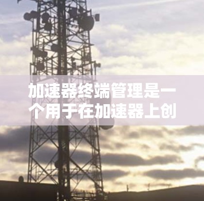 加速器终端管理是一个用于在加速器上创建和管理终端功能的工具。以下是详细的步骤指南