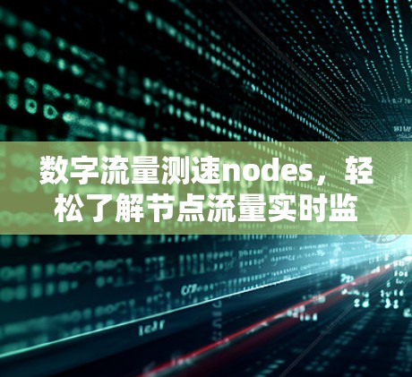 数字流量测速nodes，轻松了解节点流量实时监控