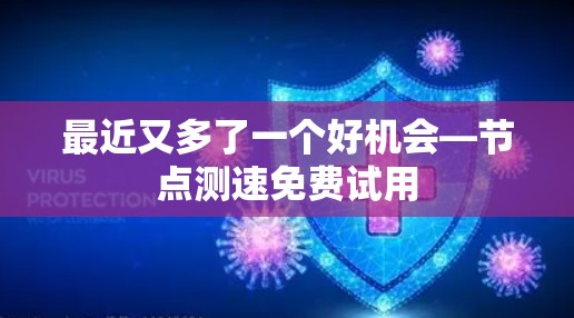 最近又多了一个好机会—节点测速免费试用
