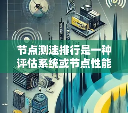 节点测速排行是一种评估系统或节点性能的方法，通常用于优化系统性能。以下是对节点测速排行的详细介绍