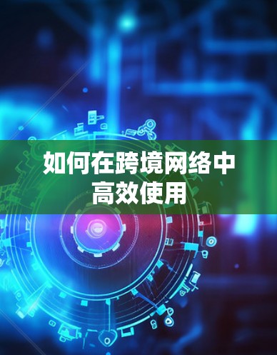 如何在跨境网络中高效使用