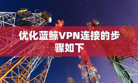 优化蓝鲸VPN连接的步骤如下