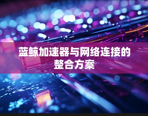 蓝鲸加速器与网络连接的整合方案