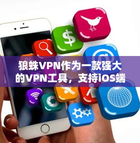 狼蛛VPN作为一款强大的VPN工具，支持iOS端的使用，用户可以通过以下步骤操作